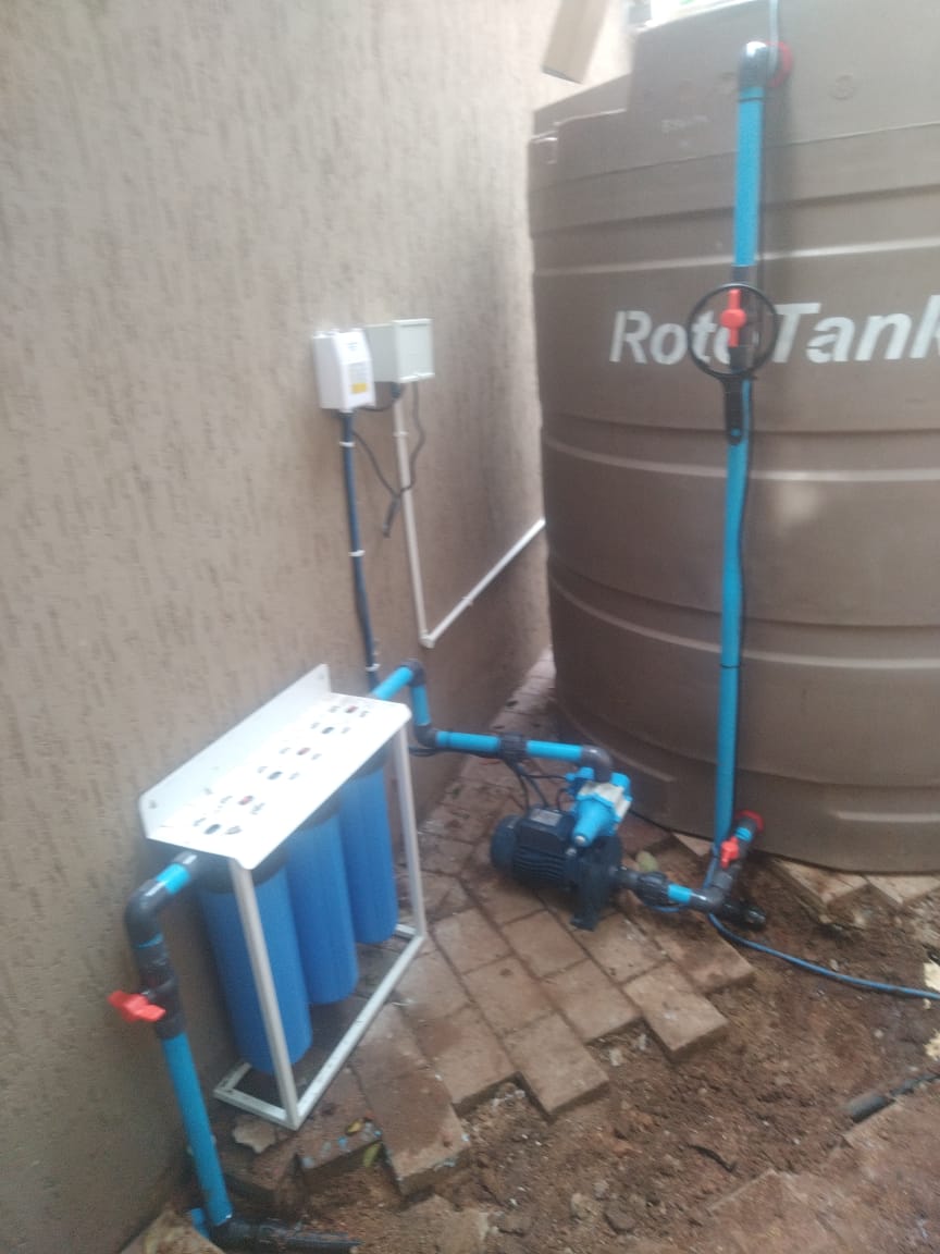 Roto Tank with filtration system